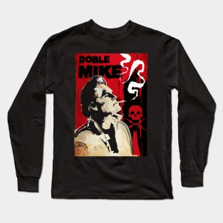 Doble Mike art print Long Sleeve T-Shirt